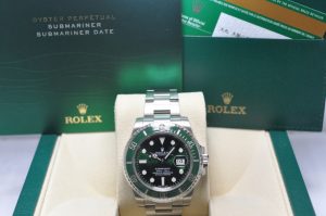 SUBMARINER DATE GREEN